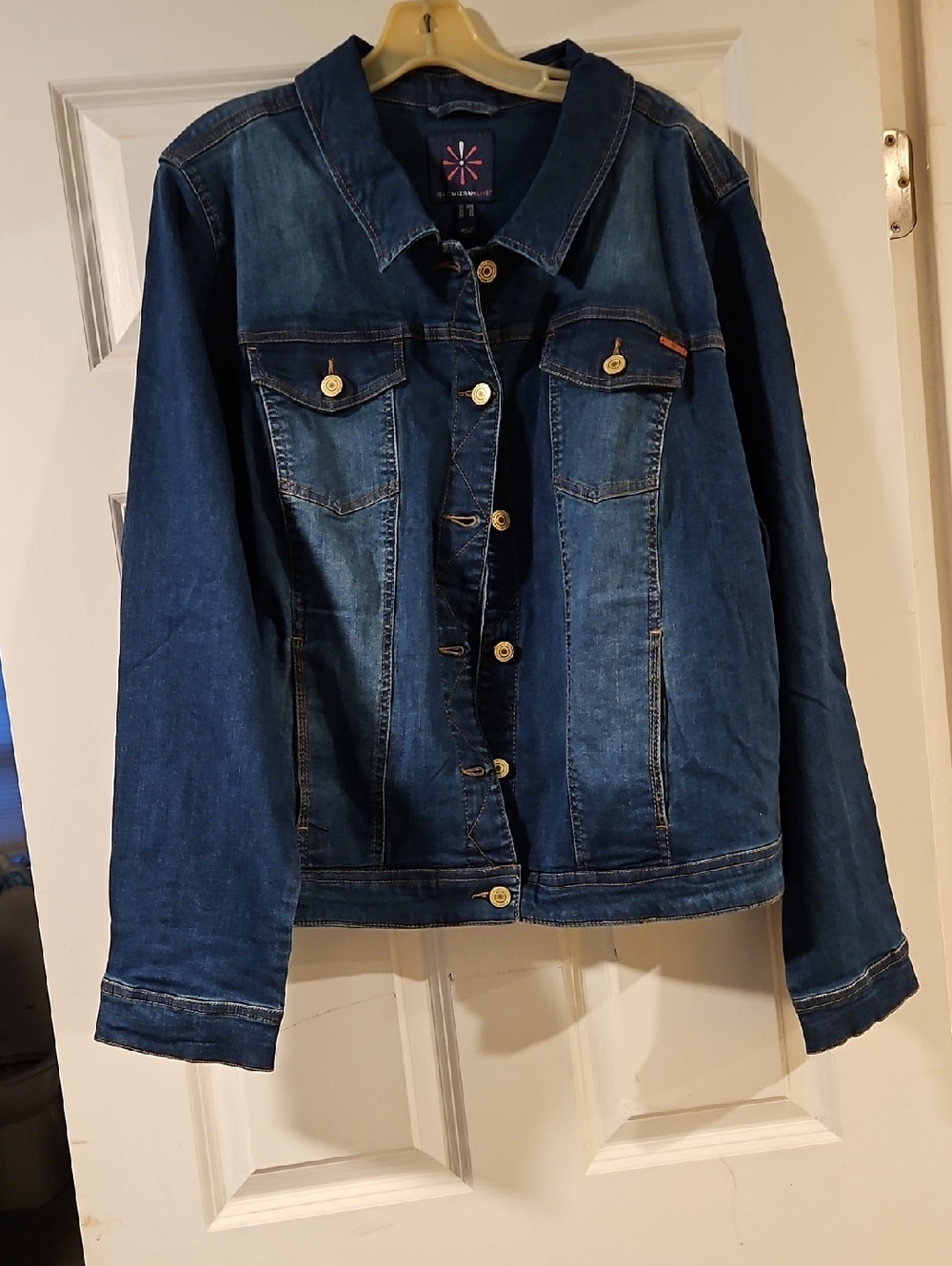 Isaac Mizrahi Dark Blue Denim Jacket